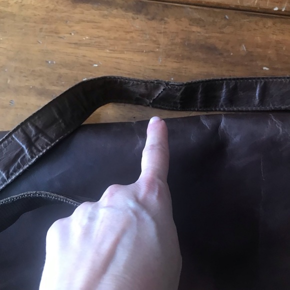 Leabags Leather Messenger Bag Shoulder Strap Brown Laptop Briefcase - Picture 3 of 7